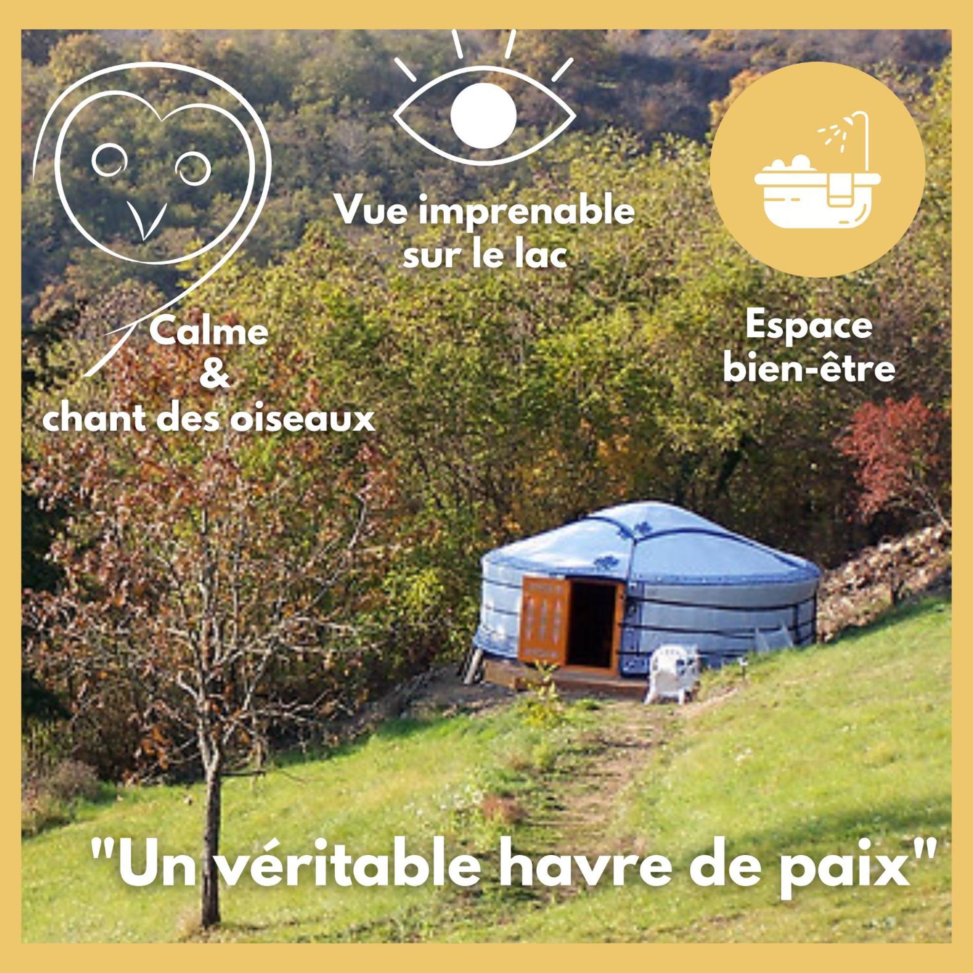 Les Yourtes O Fil 2 L'Eau Saint-Jean-Saint-Maurice-sur-Loire 外观 照片